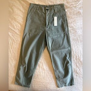 Caron Callahan Sage Cargo Army Khaki Pants